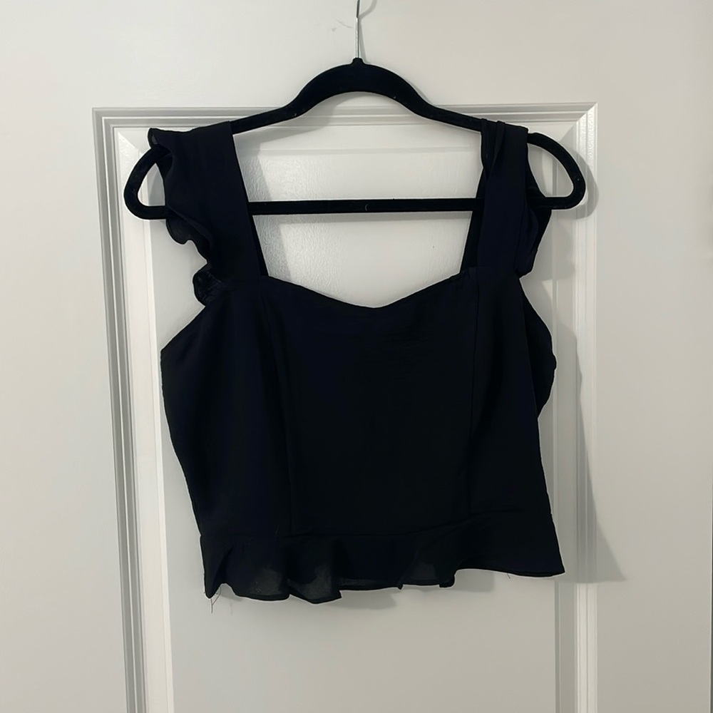 Altar’d State Black Peplum Tank - Size L - never worn!